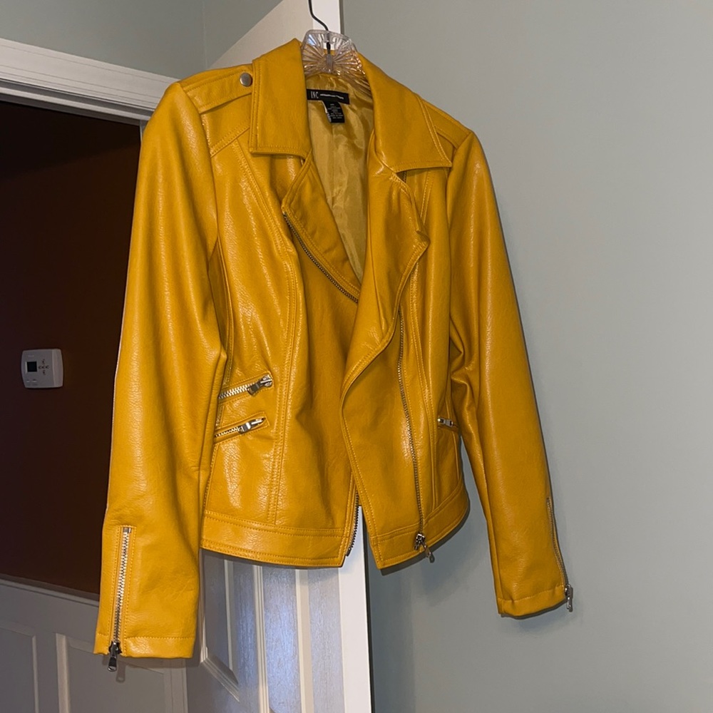 Perfect condition leather jacket from INC